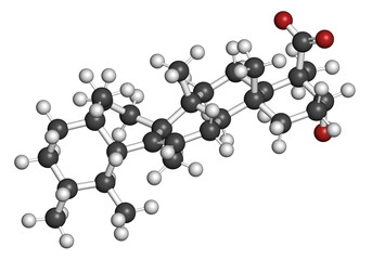 Boswellic acid plant extract molecule.