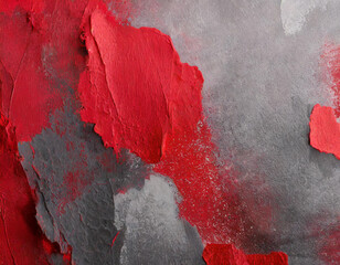 Abstract organic background with grey and red color scheme