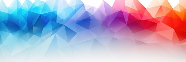 Obraz premium Abstract Polygonal Background in Warm Tones