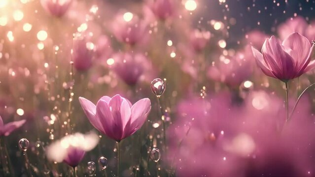 cosmic fowers, cosmic graden, Abstract cosmic background for meditations grading, cosmic relaxing video, calming nature videos, asmr, youtube, stock videos