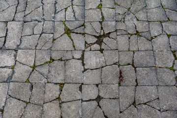 Obraz premium Maroder Pflasterstein Bodenbelag
