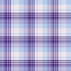 Seamless pattern in comfortable violet and light blue for plaid, fabric, textile, clothes, tablecloth and other things. Vector image.