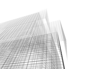 abstract 3d architecture