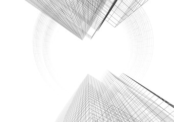 abstract 3d architecture