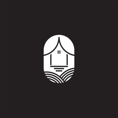 stilt house logo design