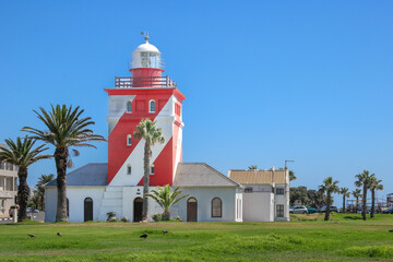 Green point lighthouse in Cape town, - 760941794