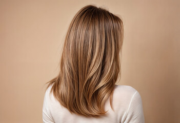 Stylish Balayage on Long Straight Female Hair