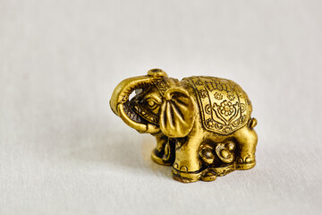 bronze figurine of an Indian elephant, souvenir