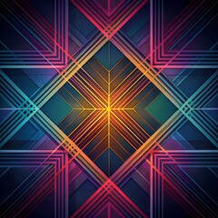 Fototapeta premium abstract background with glowing lines