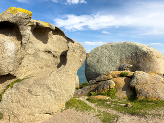 Landscape views of Granite Island in Victor Harbor on the Fleurieu Peninsula, South Australia - 760951376