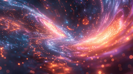 Orbital megastructure harnesses gas giant's energy with AI, electromagnetic harvesters, holographic command centers, and luminescent pathways.