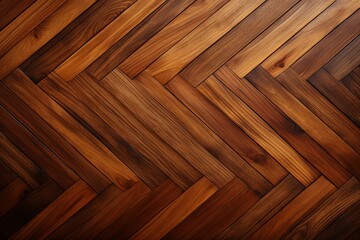 Elegant Diagonal Wood Parquet Texture - Sophisticated Flooring Background