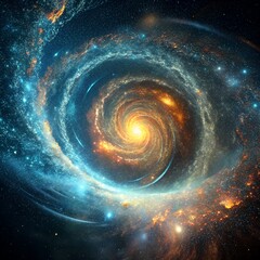 abstract background resembling swirling galaxies and cosmic dus