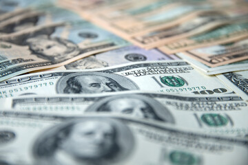 View of US dollar, USD