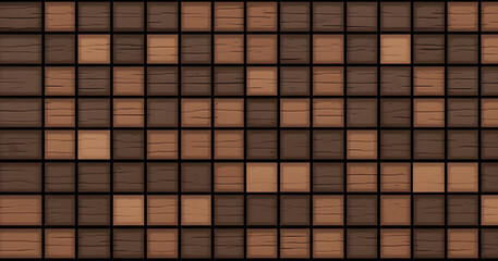 A perfect pixel art scene with wooden planks brings a touch of country charm to any accompanying artistic endeavor. The art beautifully captures the authentic texture and rugged appearance of the boar