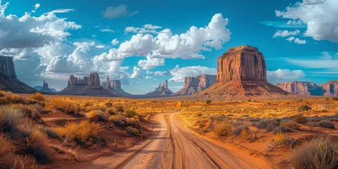 Küchenrückwand glas motiv scenic landscape of the arizona in USA © toomi123