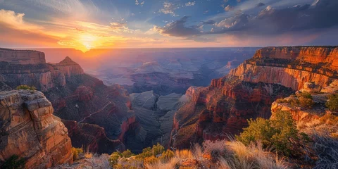 Foto auf Leinwand scenic landscape of the arizona in USA © toomi123