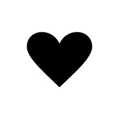 Heart icon vector isolated on white background. Heart vector icon. Like icon vector. Love