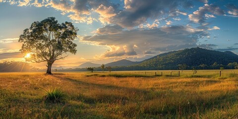 Fototapeta na wymiar landscape of Tropical North Queensland in Australia