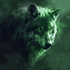 wolf in the forest, Warrior Wolf