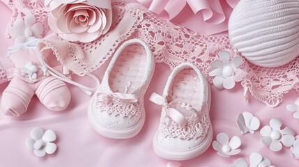 The Charm of Pink-Colored Shoes and Accessories for Baby Girl
