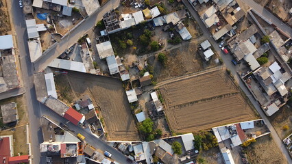 Obraz premium DRONE PHOTOGRAPHY IN San Miguel Tenextatiloyan PUEBLA MEXICO