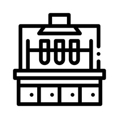 fume hood line icon