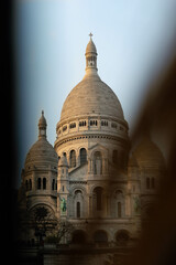 Sacre Coeur Basillica Sneek Peek at Sunset, Paris, France