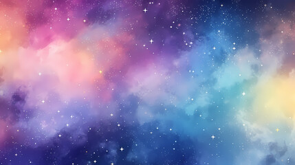 Naklejka premium Soft rainbow colored bokeh background