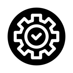 control system glyph icon