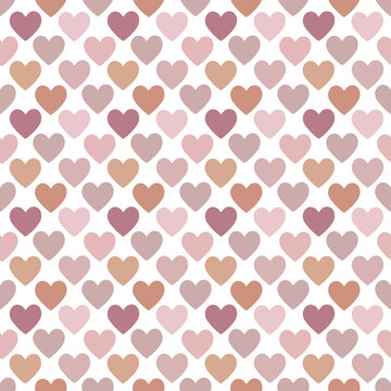 Seamless pattern with hearts.Love illustration