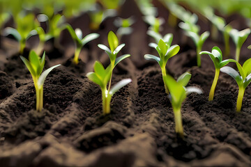 sprouts of seedlings