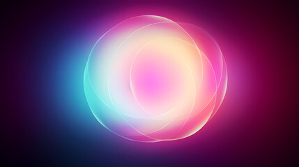 Soft rainbow colored bokeh background