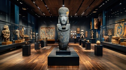 Timeless Wonders: Egyptian Antiquities Exhibition - obrazy, fototapety, plakaty