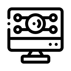 monitoring line icon