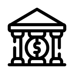 bank line icon