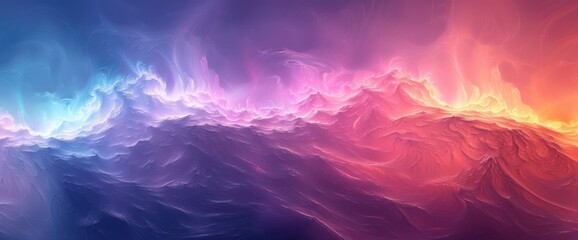 smooth blend rainbow glow abstract background, Desktop Wallpaper Backgrounds, Background HD For Designer