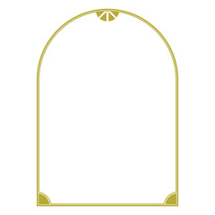 Oval border frame