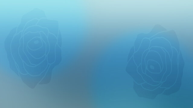 Fondo degradado en tonos azules y verdes, con siluetas tem&aacute;ticas, de naturaleza, textura recurso gr&aacute;fico.