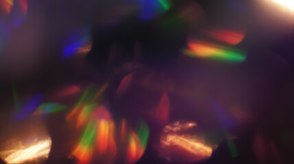 Colored Holographic Rainbow Flares - Mesmerizing Photo Overlay for Vibrant Designs