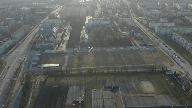 Beautiful Panorama Opoczno Aerial View Poland