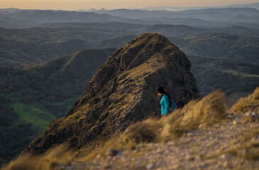 Fototapeta premium hiking in the mountains