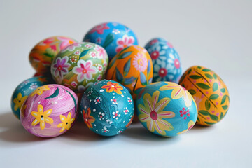 Obraz premium easter eggs day, DIY craft kit for painted eggs on Sun, Mar 31, 2024