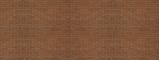 Fototapeta premium Color brick wall as background, banner design