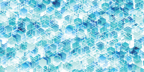 青　テクノロジー　幾何学　テクスチャ　背景	