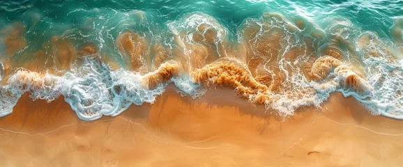 Fototapeten abstract beach sea summer grunge background wave sand pastel crayon drawing stroking, Desktop Wallpaper Backgrounds, Background HD For Designer © PicTCoral