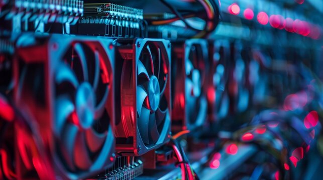 Depicting the powerful computational resources involved in mining