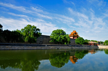 Fototapeta na wymiar The Forbidden City in Beijing, China