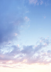 This is an image of a blue dawn sky.