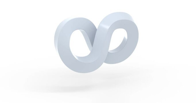 Organically changing infinity symbol